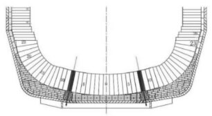 Figure 1. Converter hearth design before optimization